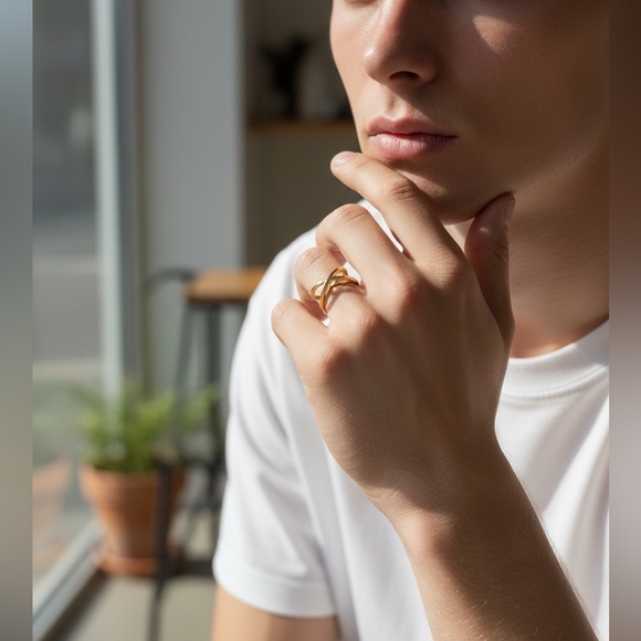 Unisex Infinity Ring - Picture 5 of 5